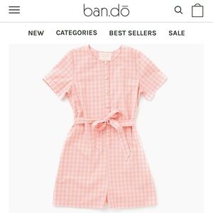 Ban.do Easy Romper Picnic Plaid